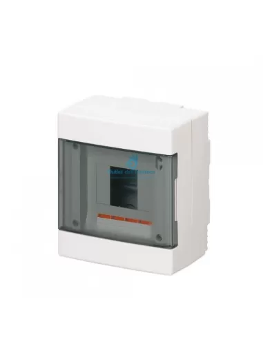 Elettrocanali EC60004B Cuadro de distribución de pared IP40 con puerta transparente 4 módulos b